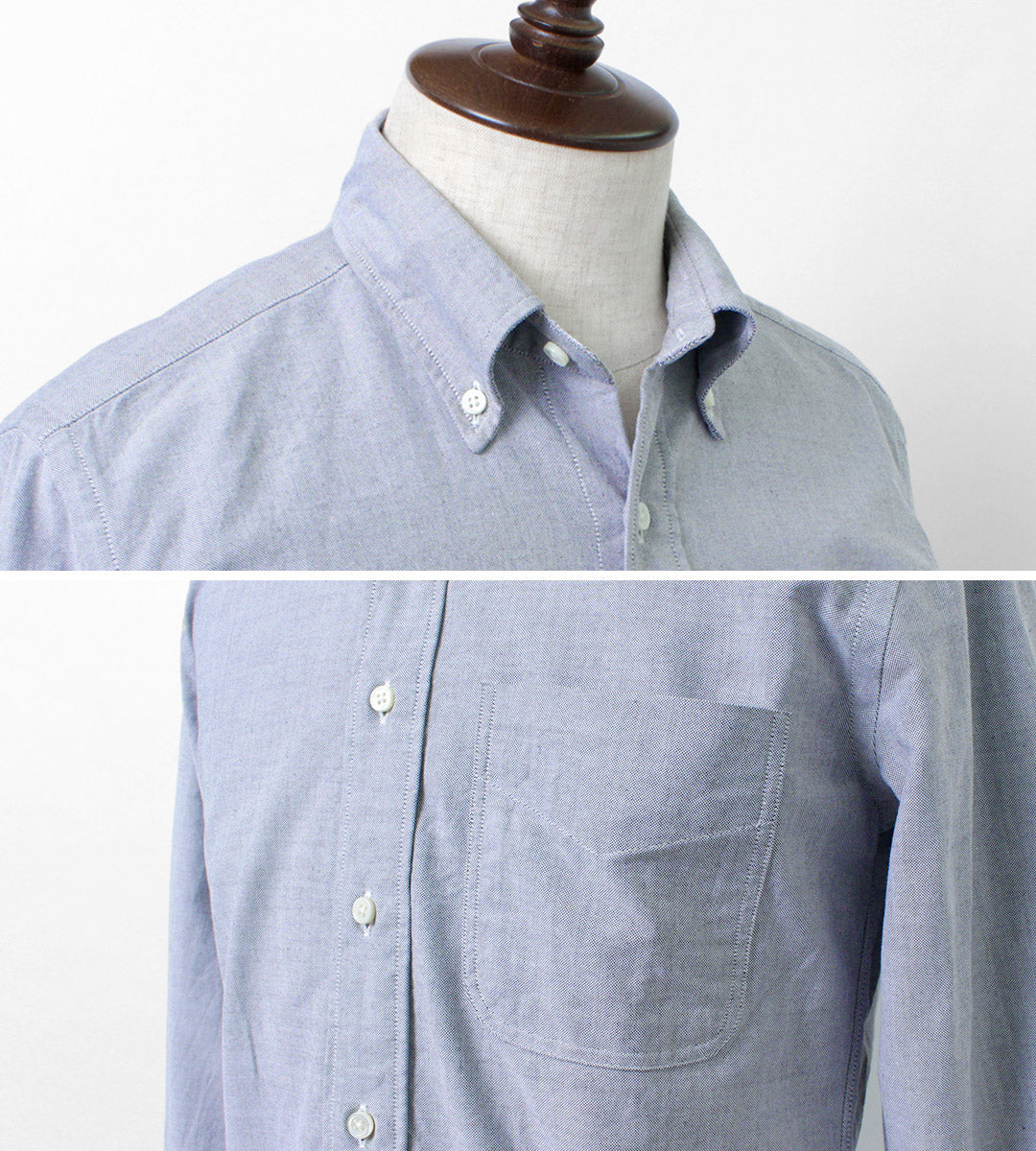 ROCOCO / Oxford B.D shirt