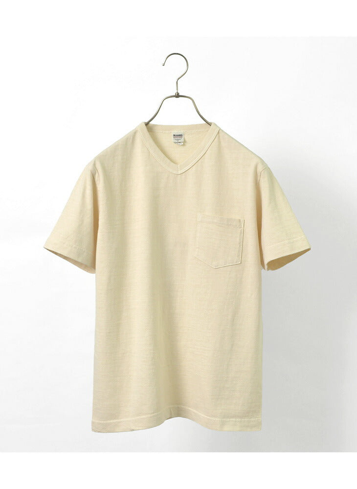 BARNS / BR-1101 Hanging jersey S/S V-neck