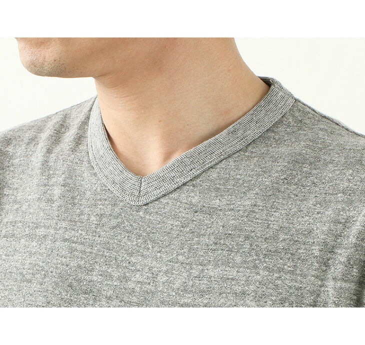 BARNS / BR-1101 Hanging jersey S/S V-neck