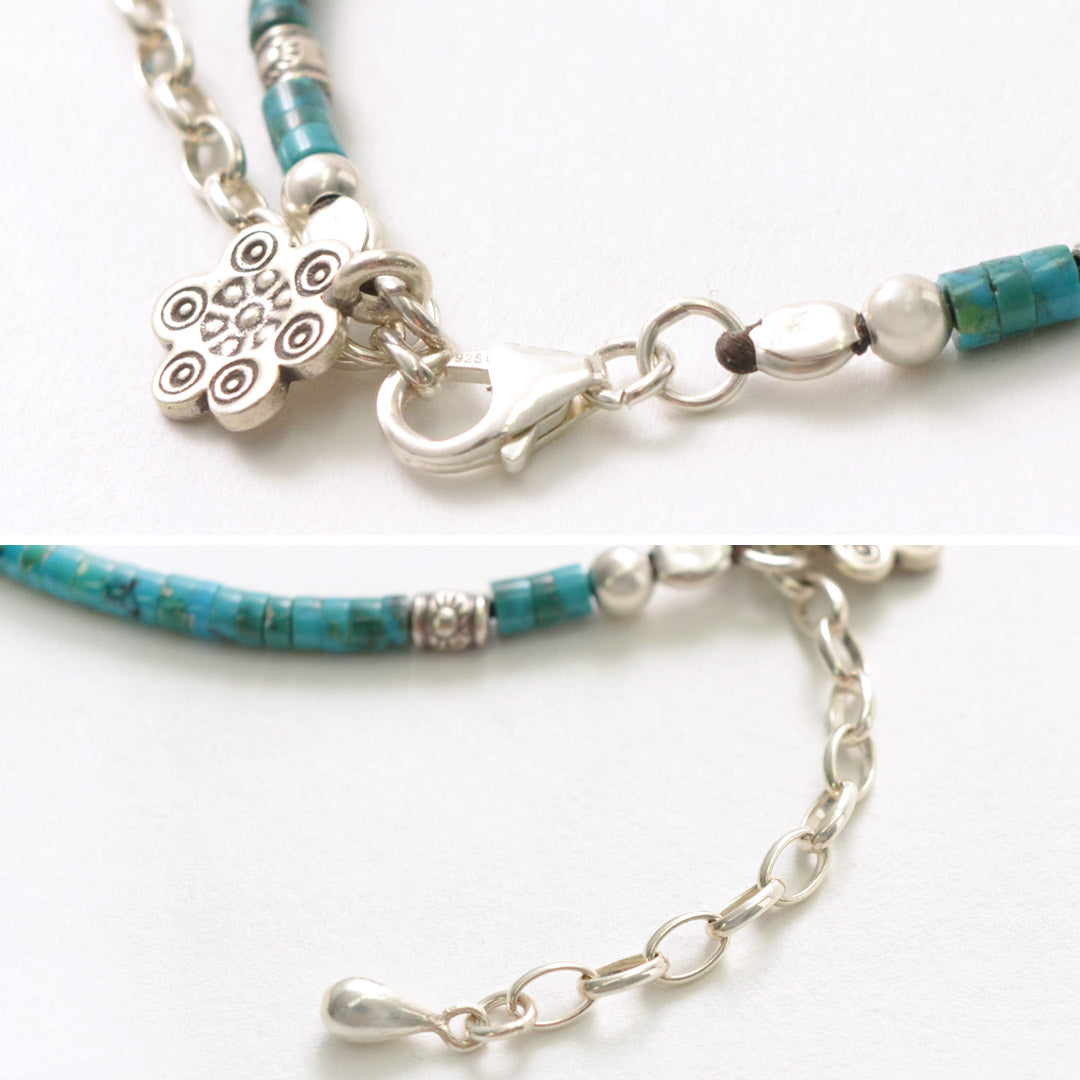 Phadua / Turquoise 구슬 anklet