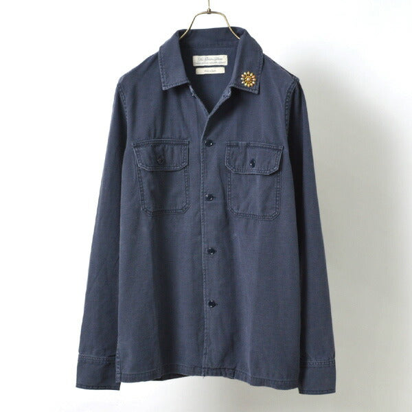 REMI RELIEF / Military Shirt (Flower Studded)