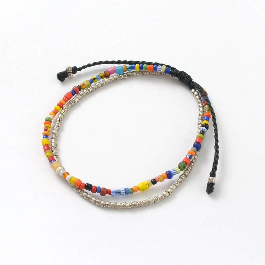 Phadua / 2 hilos Cord African Anklet