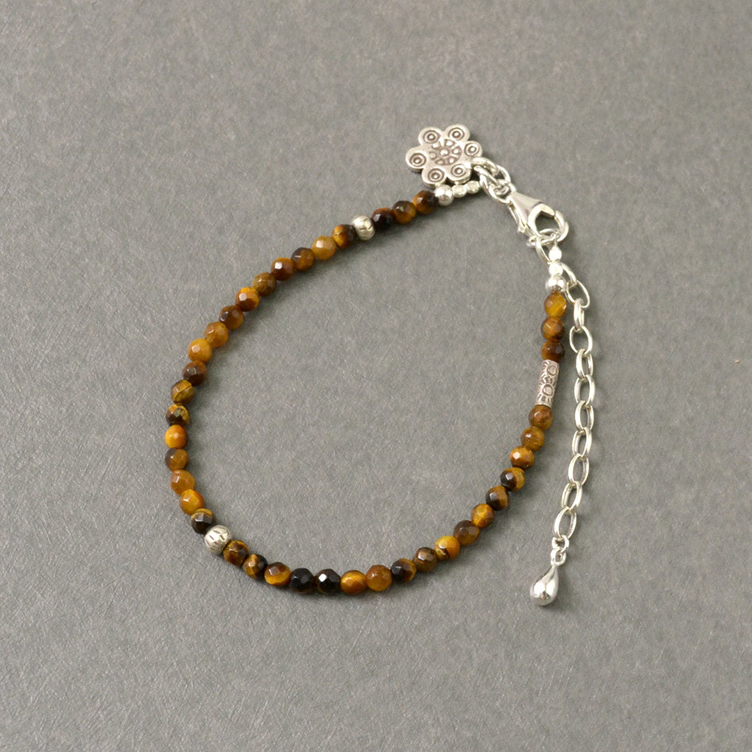 Phadua / Tiger Eye Bead Anklet