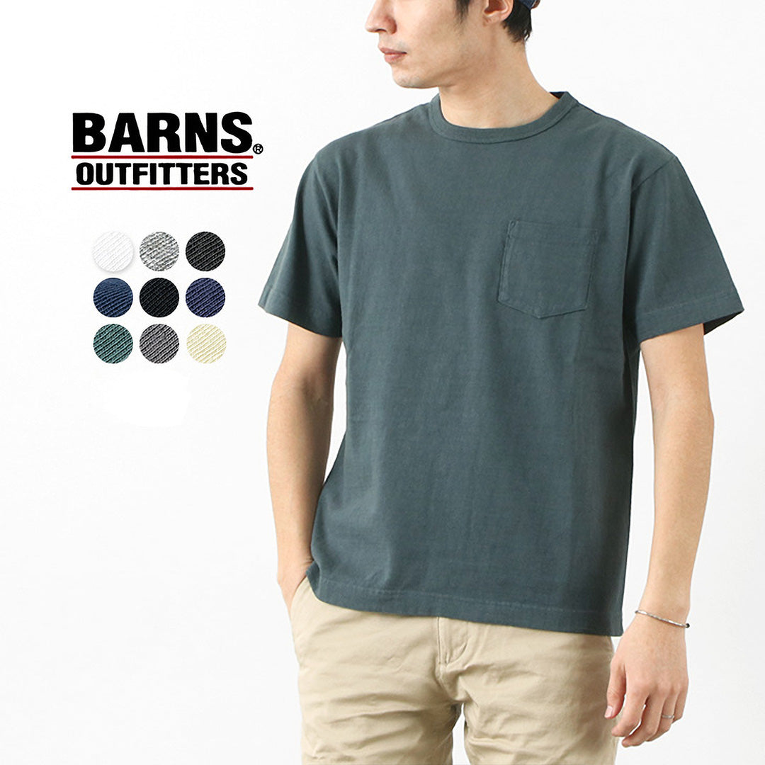 Barns / BR-1100 Hanging Jersey S / S Crew Cuello