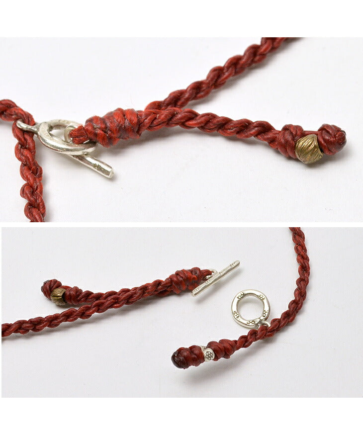 PHADUA / Wax Cord Silver Necklace