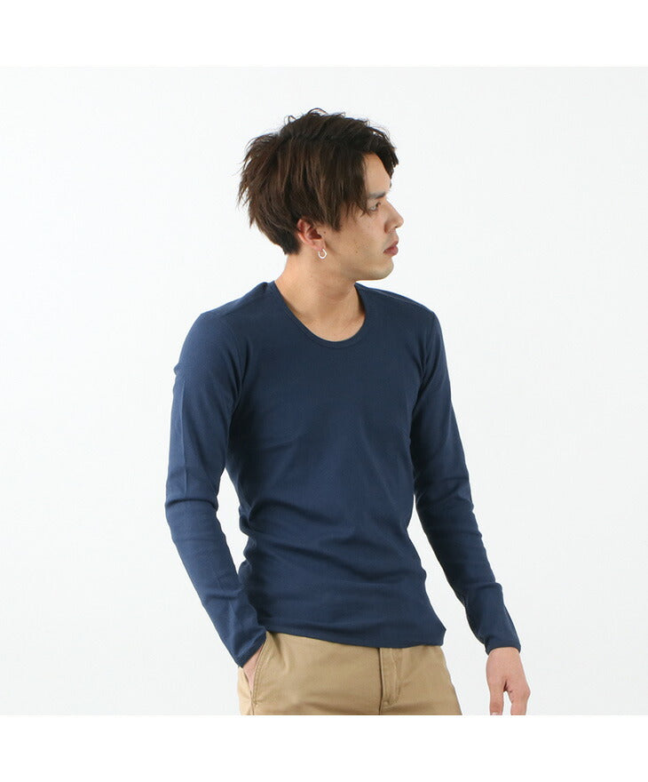 RE MADE IN TOKYO JAPAN / Long Sleeve Perfect Innerwear U Neck