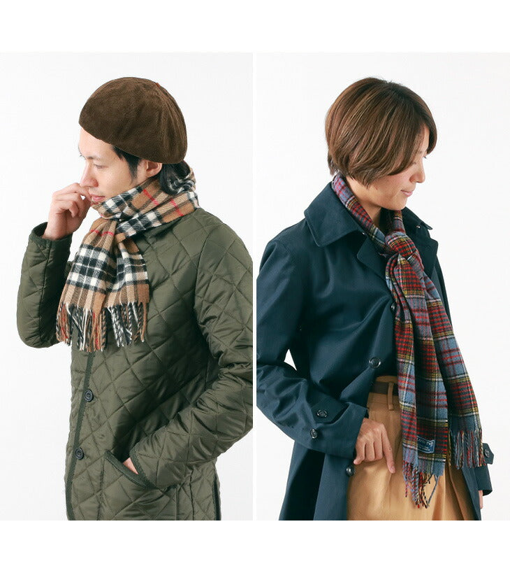 Highland Tweeds / Lamb Wool Check Scarf