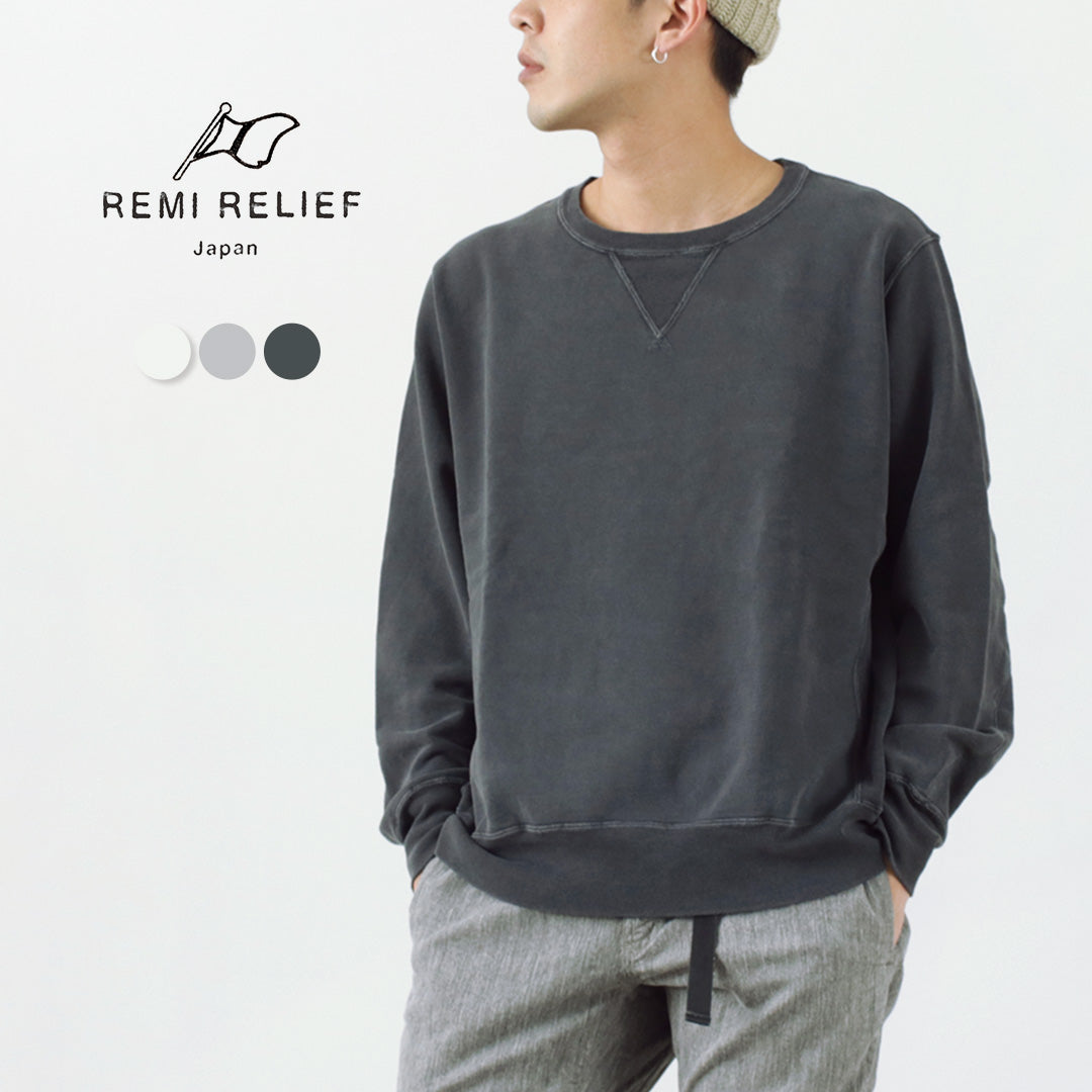 Remi Relief / SP 가공 된 선원 스웨트 셔츠