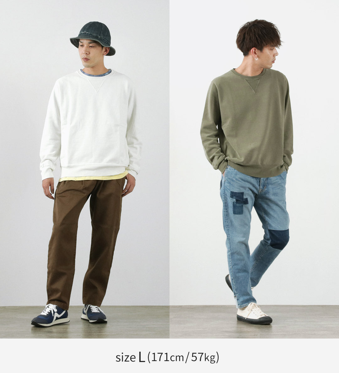 REMI RELIEF / SP Processed Lined Crew Sweatshirt