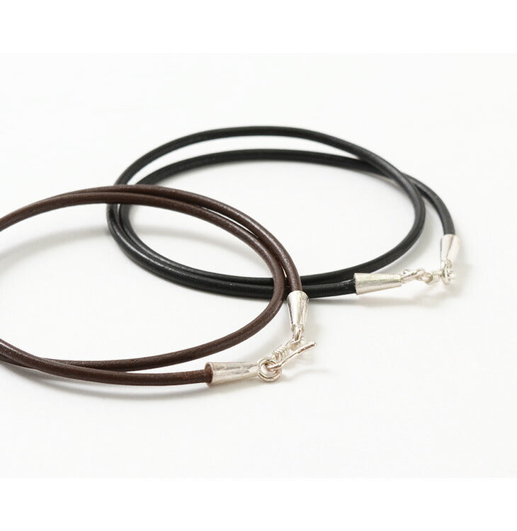 PHADUA / Leather choker (2.5mm) necklace