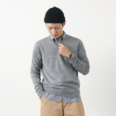 V-neck_gray / s