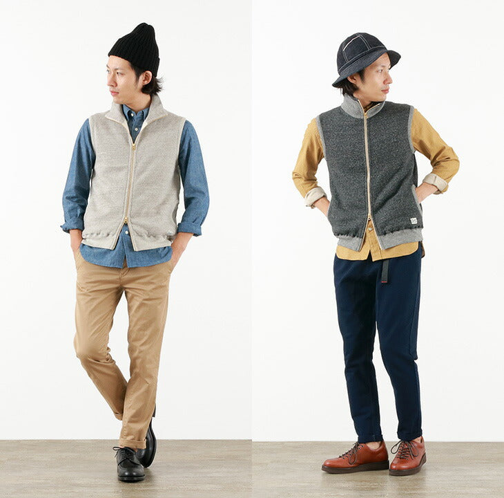 Kepani / Pinnacle Park Stand Up Neck Sweatshirt Vest