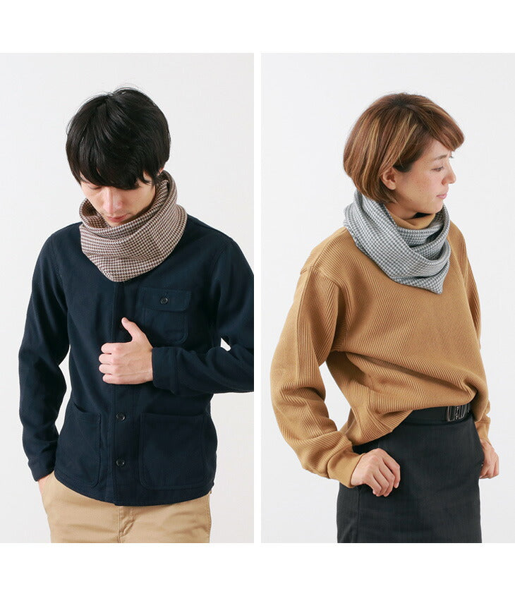 HA /交錯支票Merino Wool Snood的Gilbert Wilson