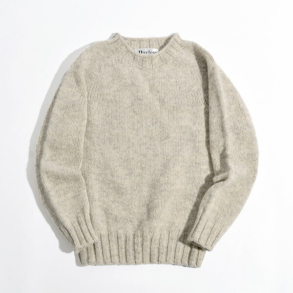 Harley de Escocia / M3480-7 Shetland Mid Mid-Chauge Crew Tirlit Jumper