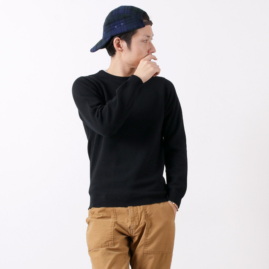 William Lockie / Lambswool Crew Cuello Knit