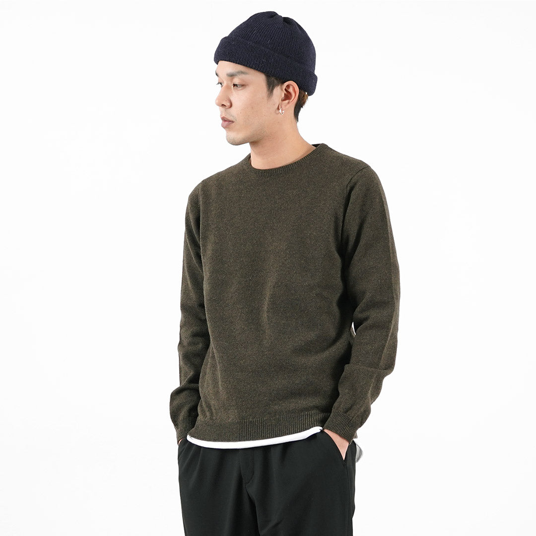 William Lockie / Lambswool Crew Cuello Knit