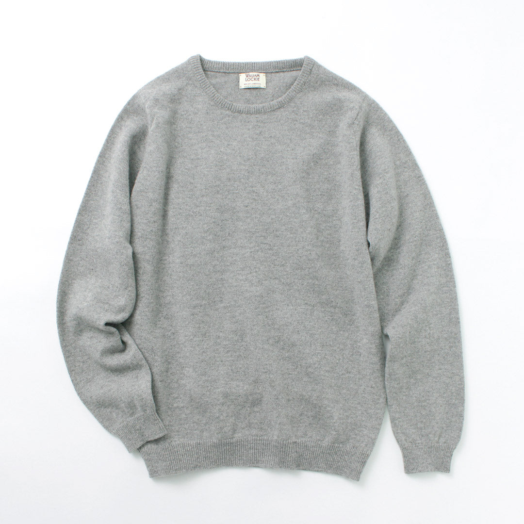 William Lockie / Lambswool Crew Cuello Knit