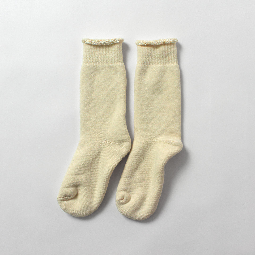 ROTOTO / Double Face Crew Socks Merino Wool & Organic Cotton