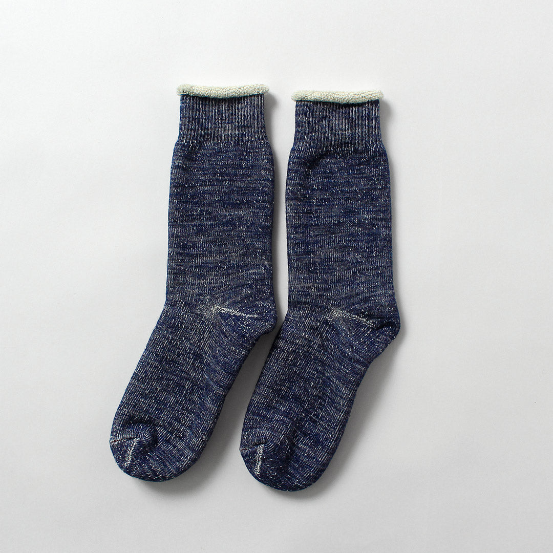 ROTOTO / Double Face Crew Socks Merino Wool & Organic Cotton