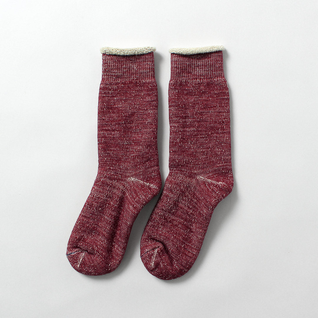 ROTOTO / Double Face Crew Socks Merino Wool & Organic Cotton