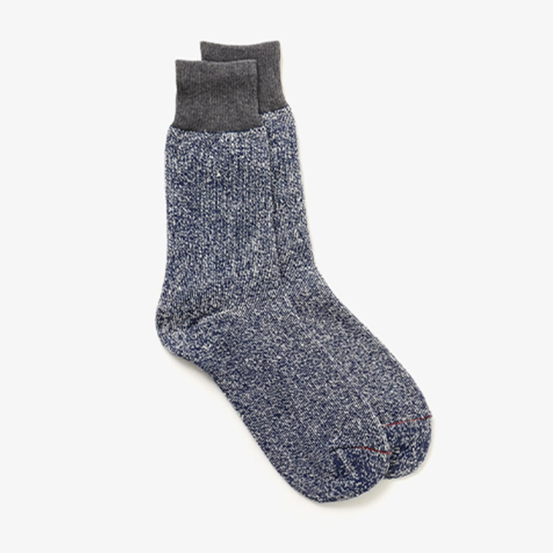 ROTOTO / Double Face Crew Socks Silk & Cotton