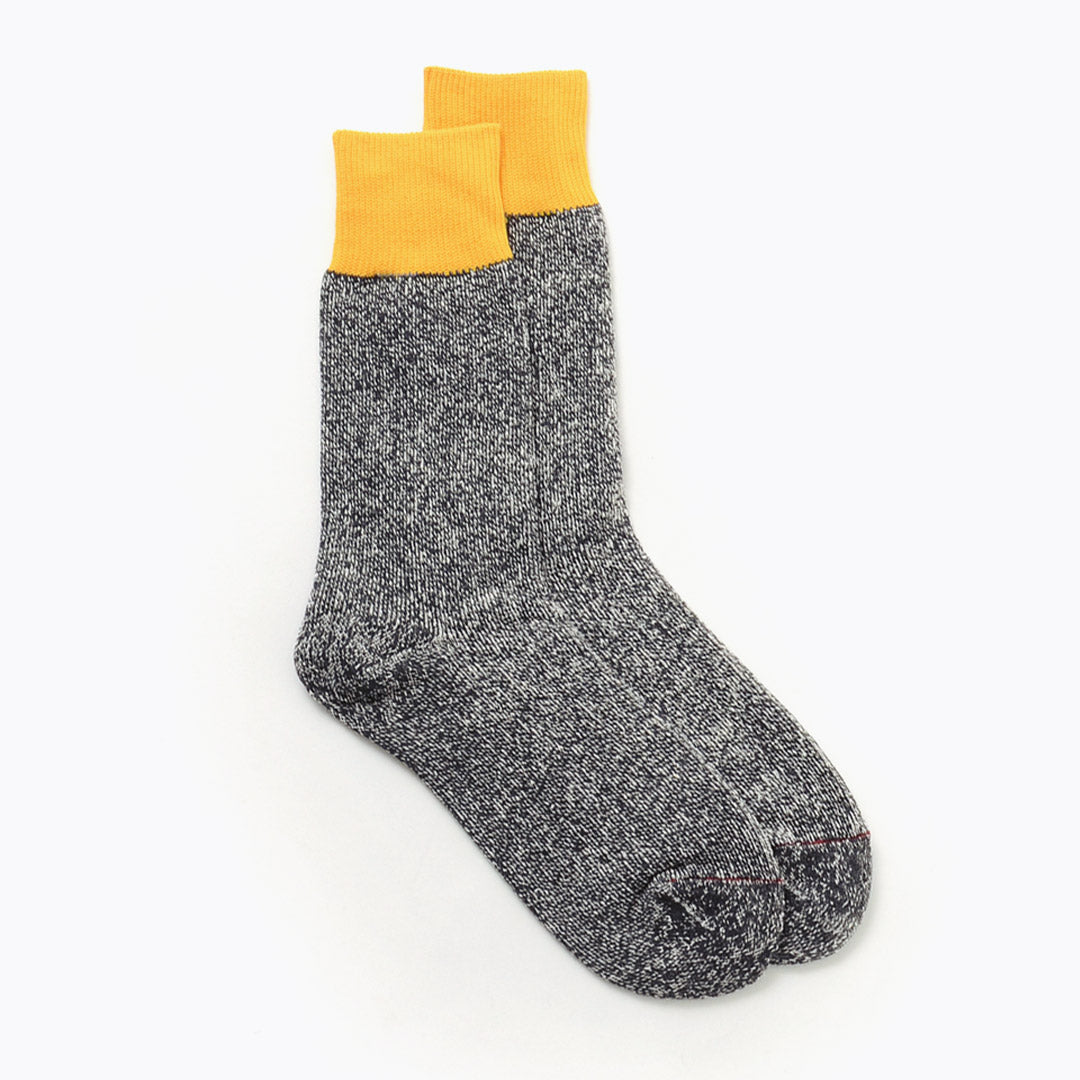 ROTOTO / Double Face Crew Socks Silk & Cotton