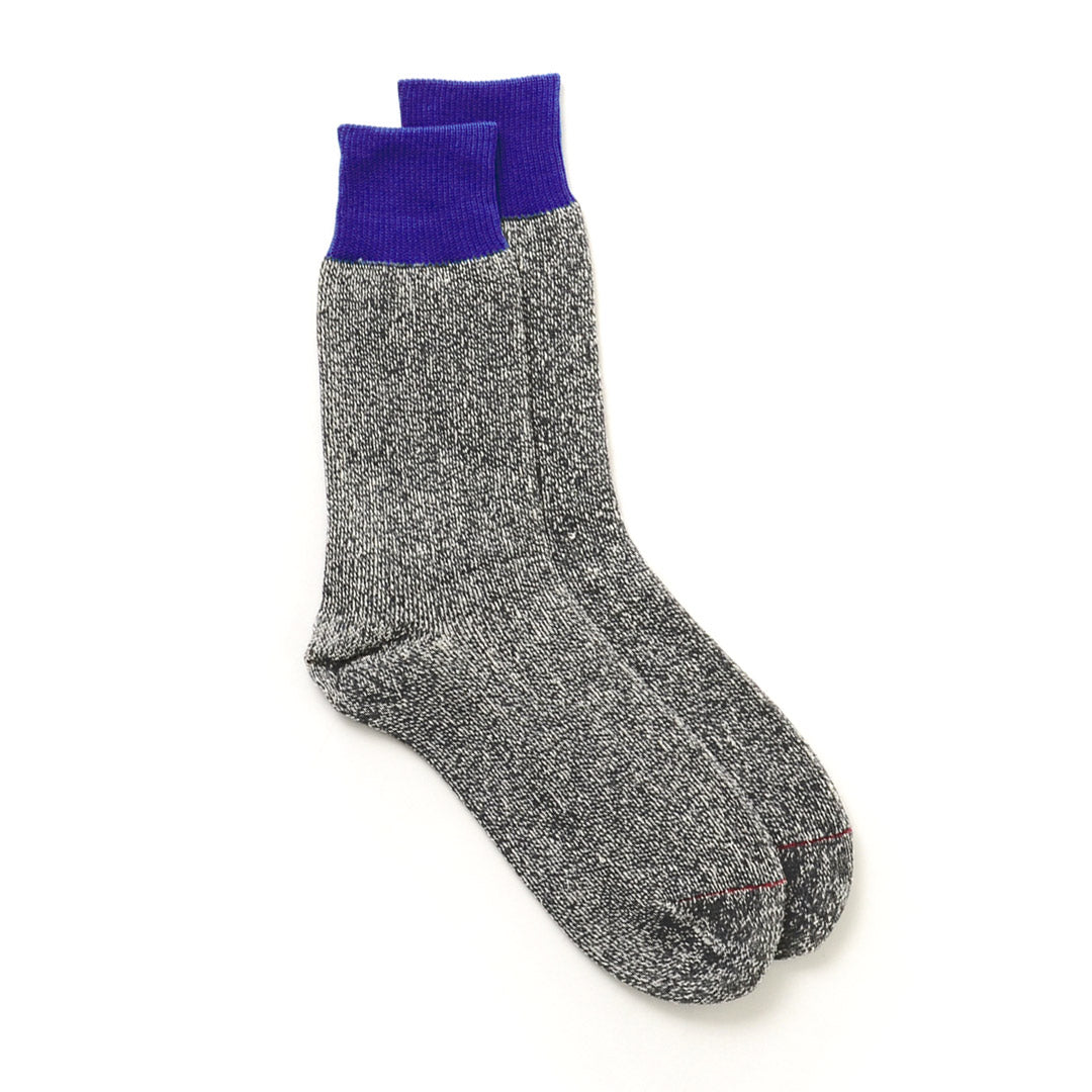 ROTOTO / Double Face Crew Socks Silk & Cotton