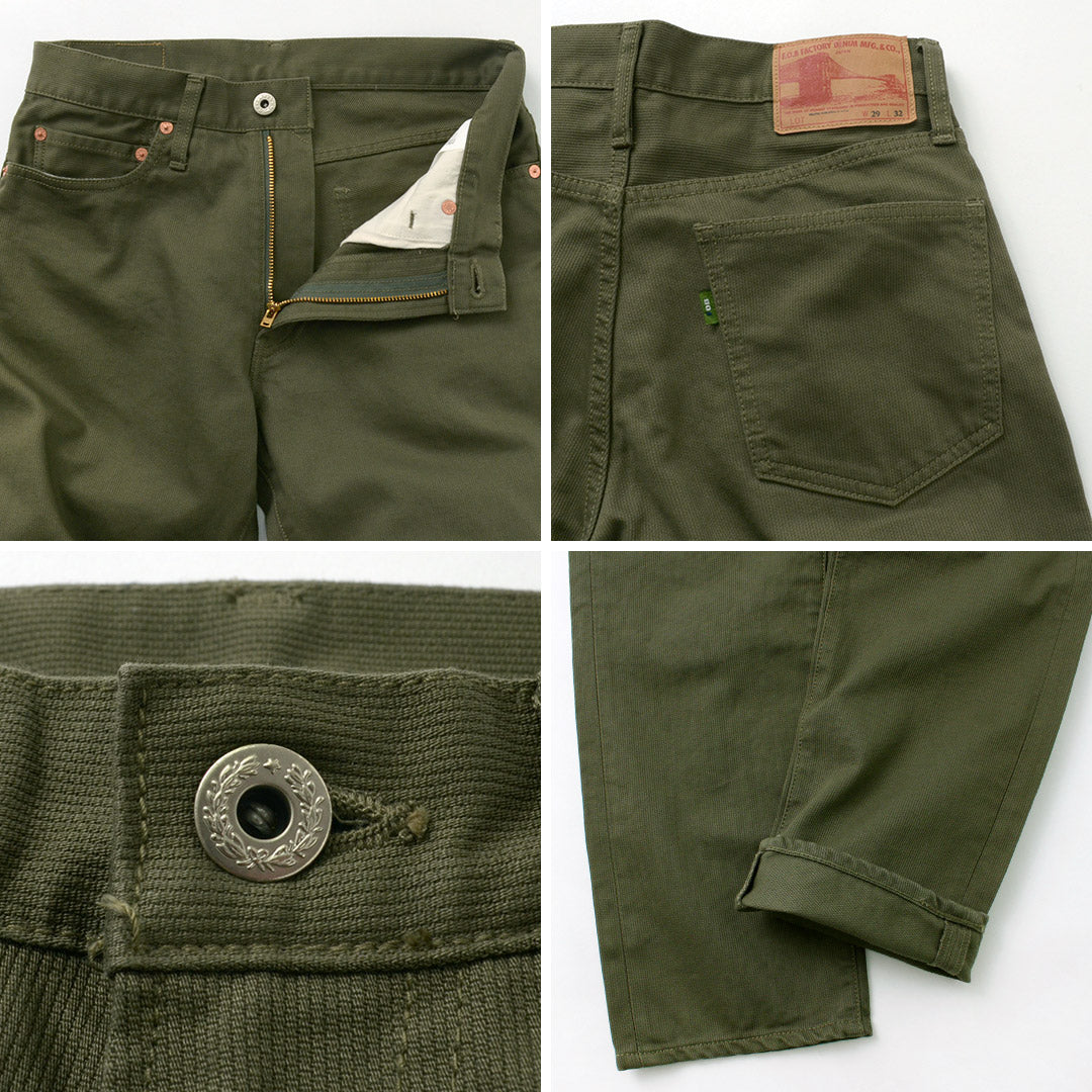 FOB FACTORY / F1134 Pique 5P pants