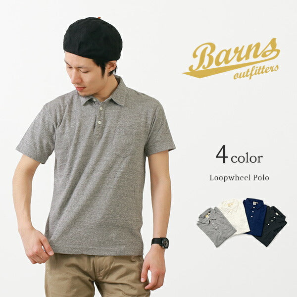 BARNS / BR-1006 Hanging Jersey Short Sleeve Polo Shirt