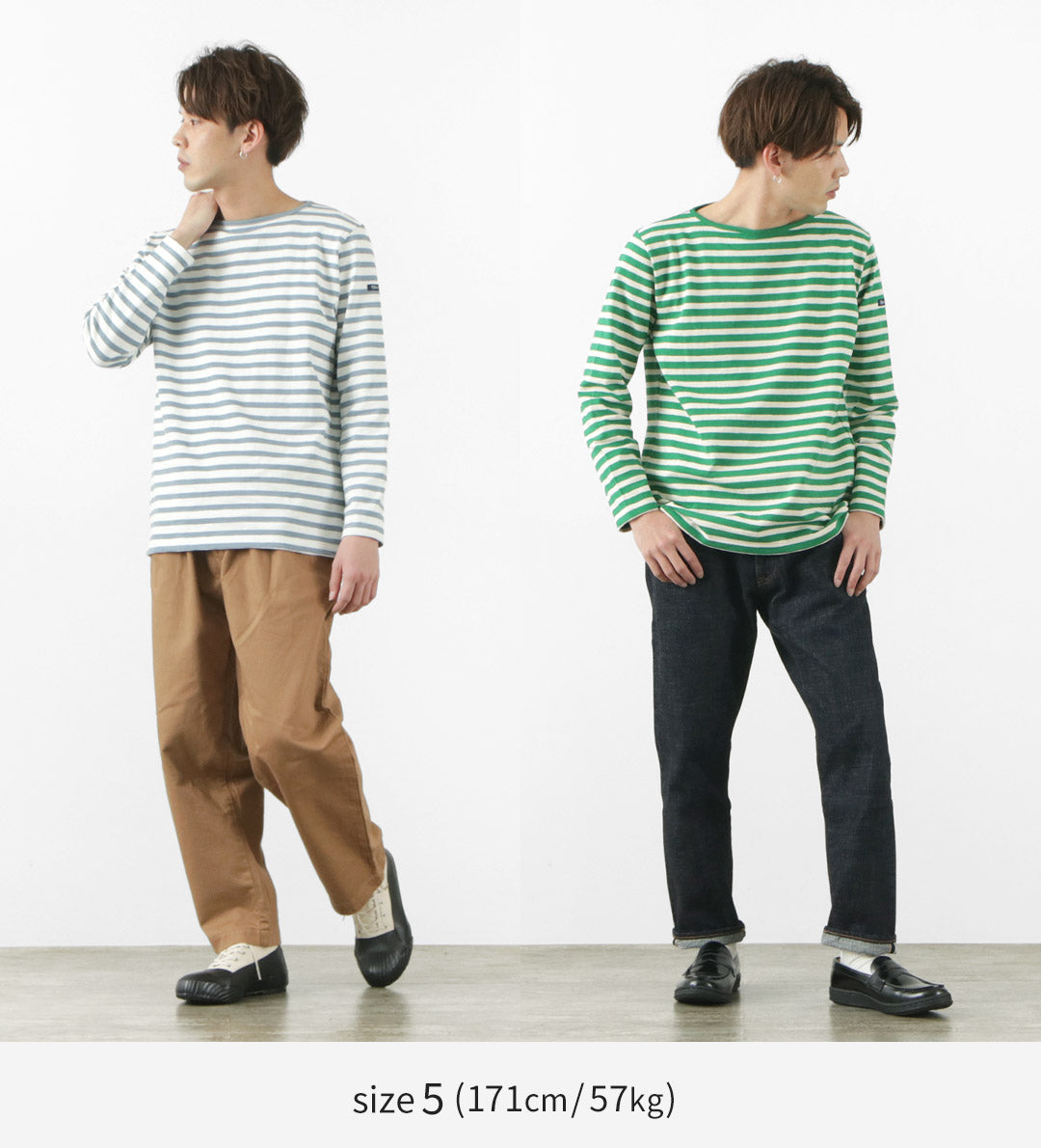 TIEASY / HDCS Boatneck Striped Basque Shirt