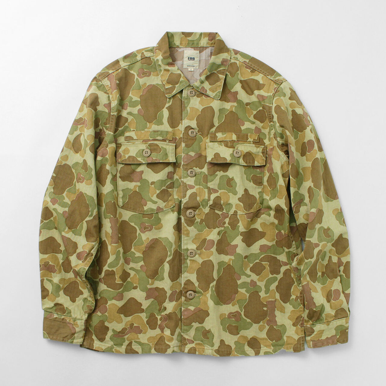 F2362 Fatigue shirt jacket camo,, large image number 0