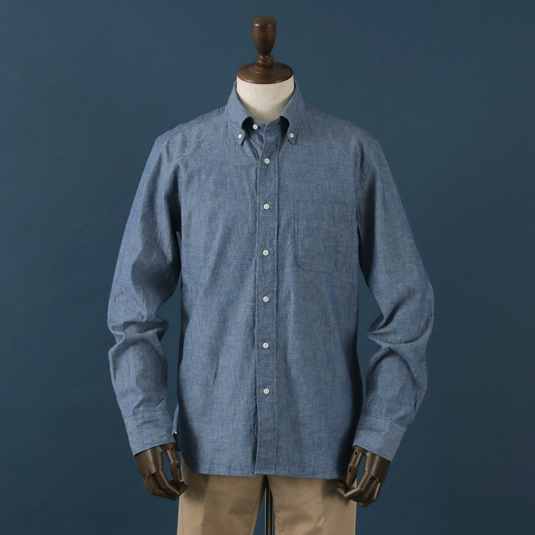 Selvage Chambray Button Down Shirt