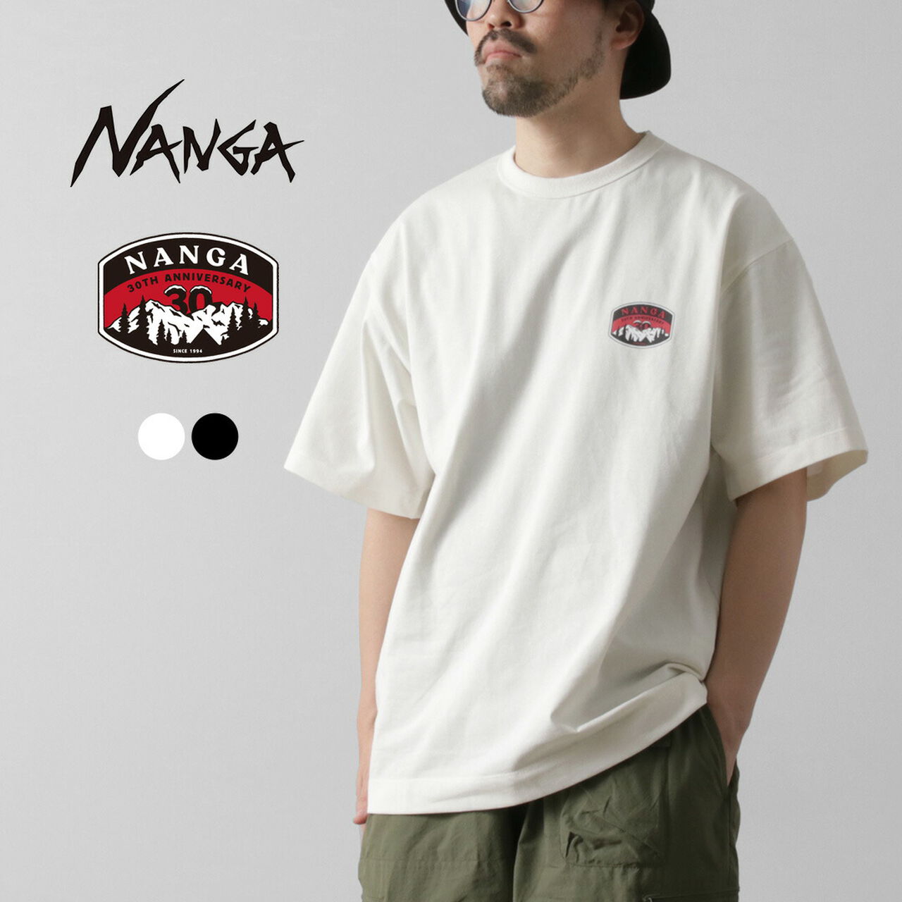 Eco Hybrid NANGA  30th Anniversary T-shirt,, large image number 1