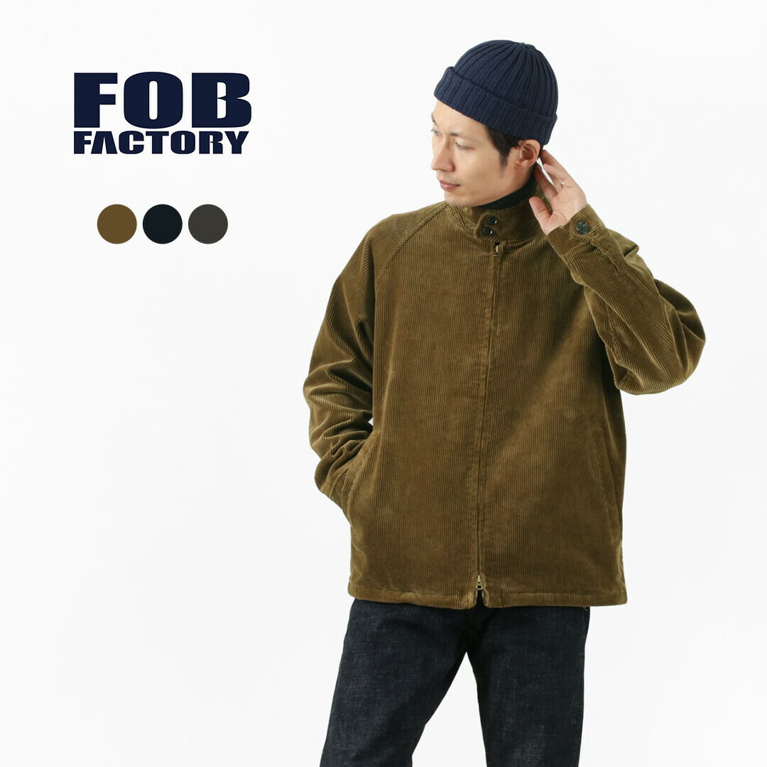 FOB FACTORY F2429 Corduroy Harrington jacket