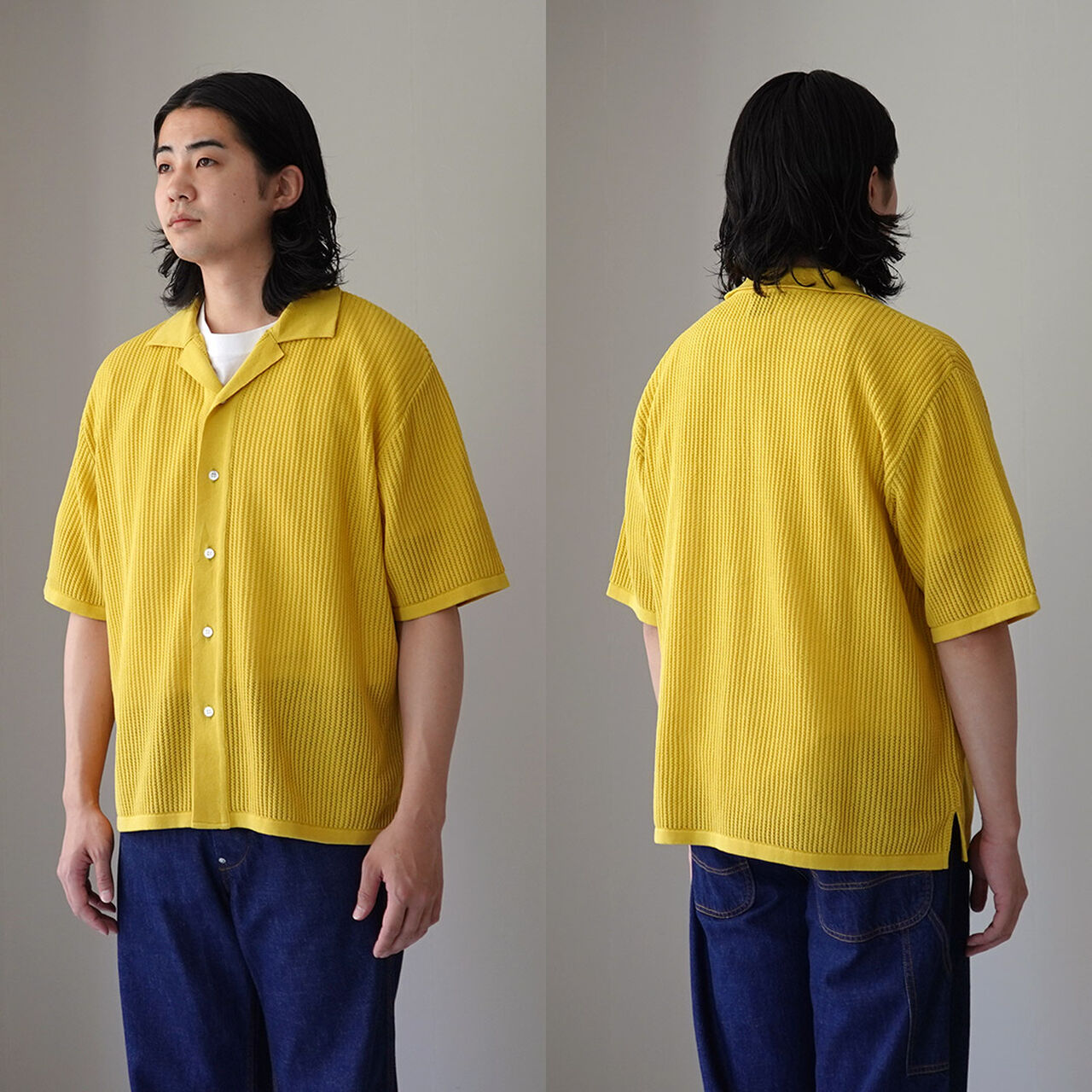 Cotton SUKASHI Knit Shirt,, large image number 11