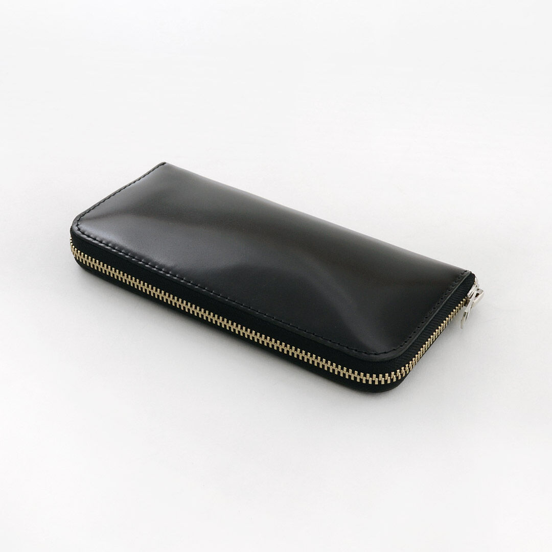 限定セール！】 short slow cordovan cordovan short wallet black