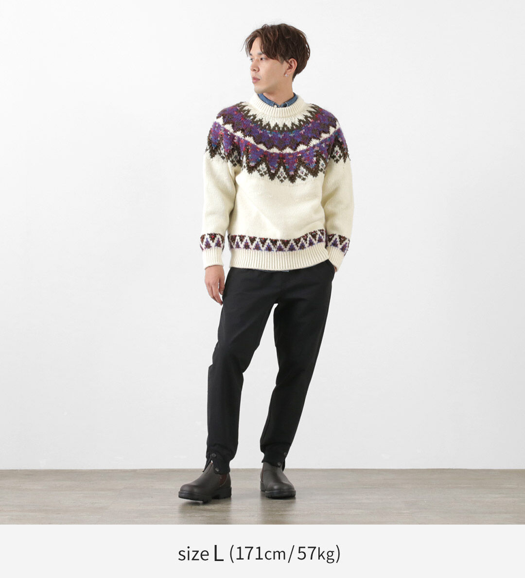 COOHEM Nordic Knit Pullover