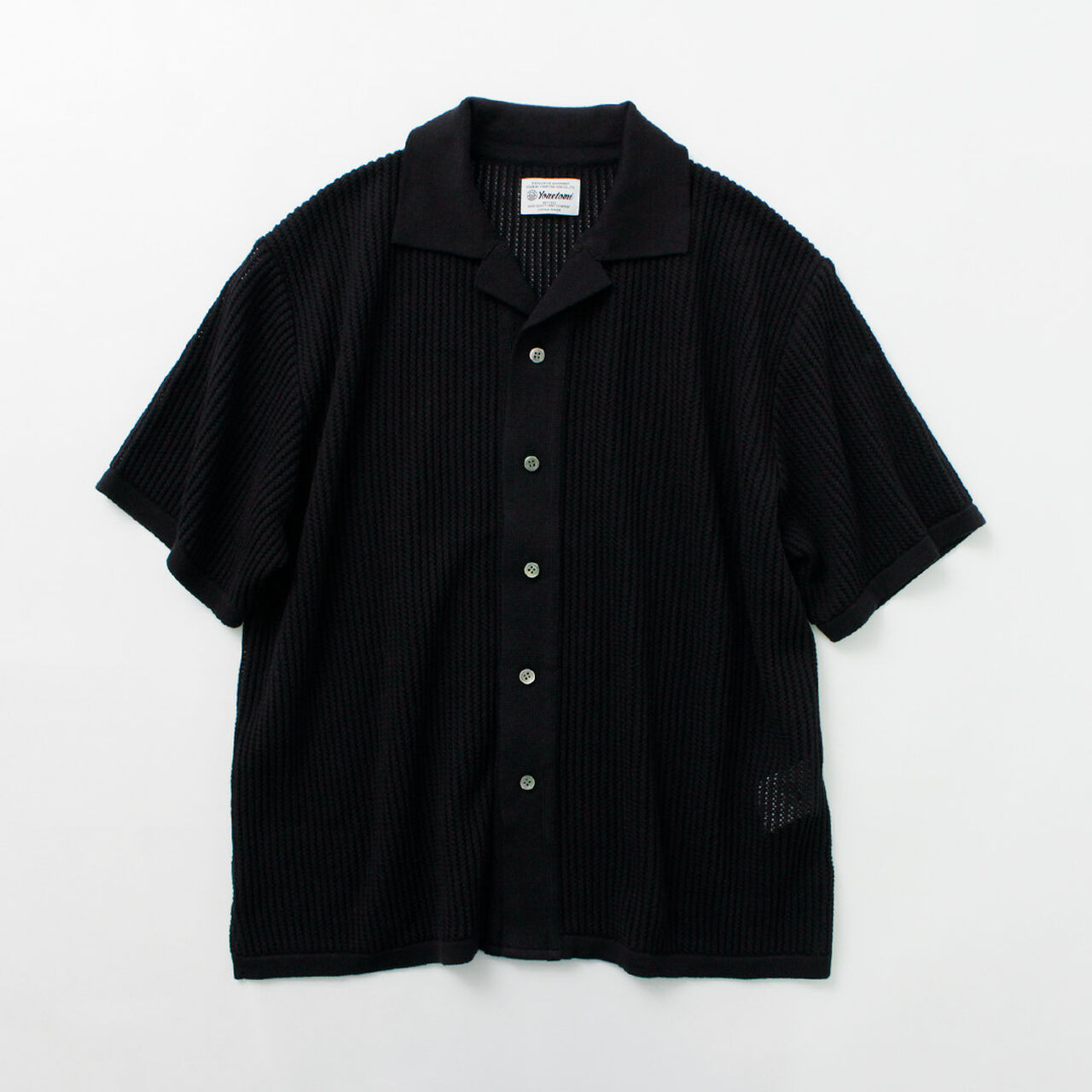 Cotton SUKASHI Knit Shirt,, large image number 3