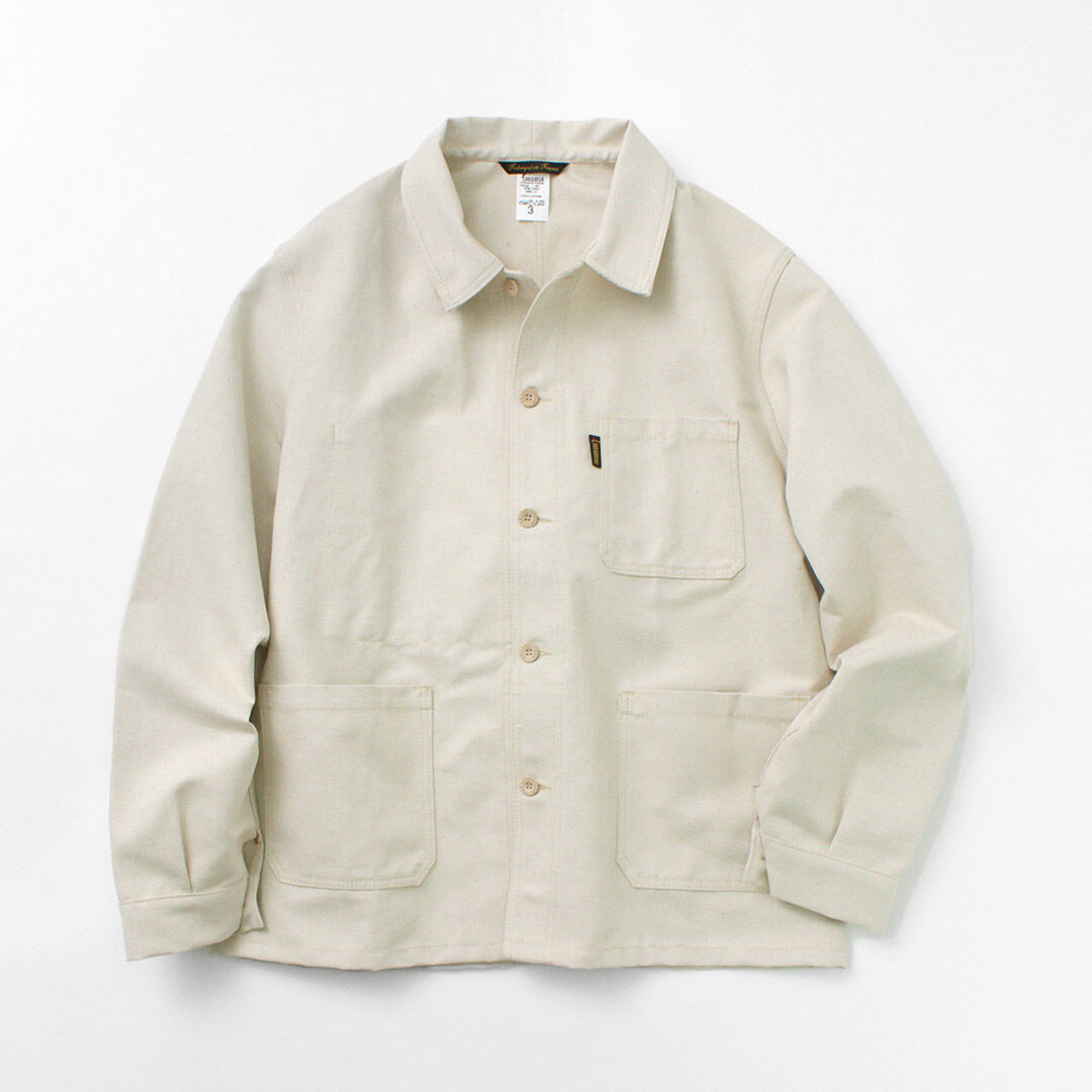Linen cotton coverall jacket