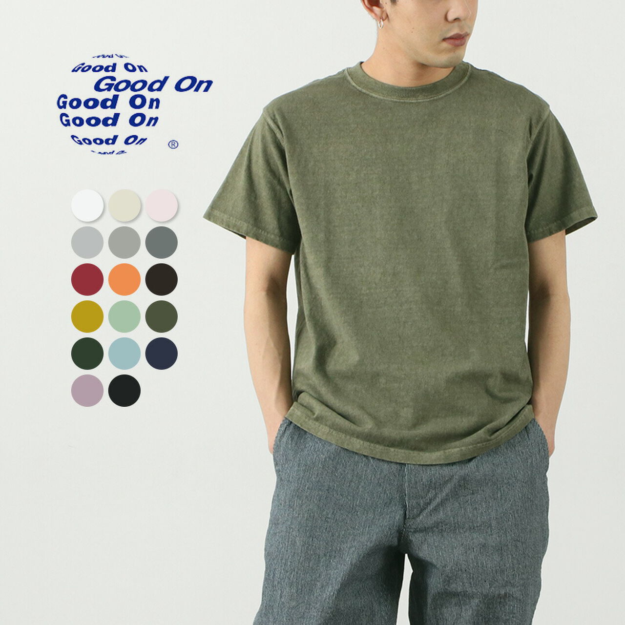 Special Ordered Color Short Sleeve Crew Neck T-Shirt,, large image number 1