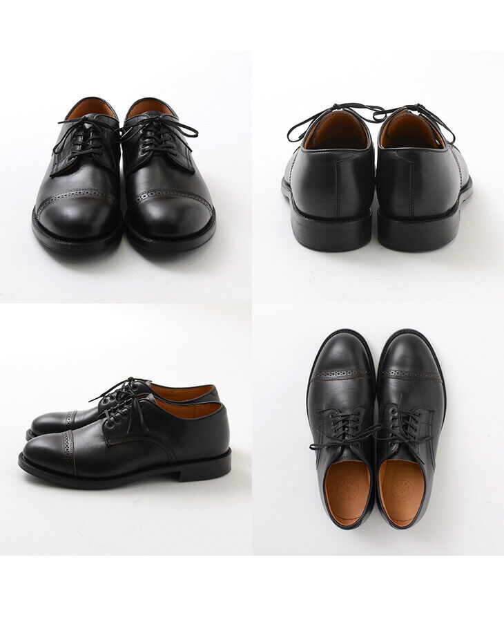 Punched Cap Toe Derby Shoes