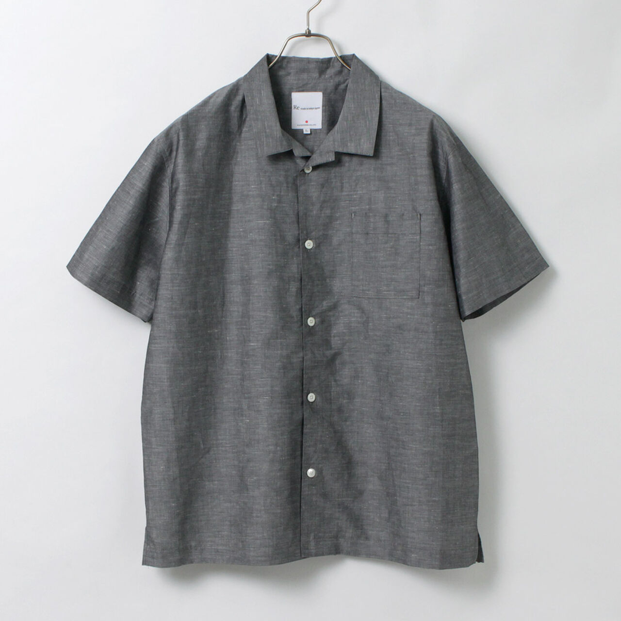 Herdmans Linen Open Collar Shirt,, large image number 0