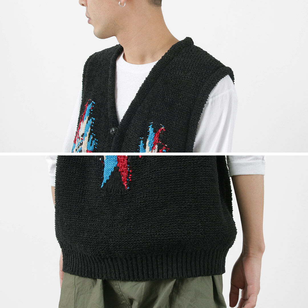 COOHEM Men's Chimayo Tweed Knit Vest