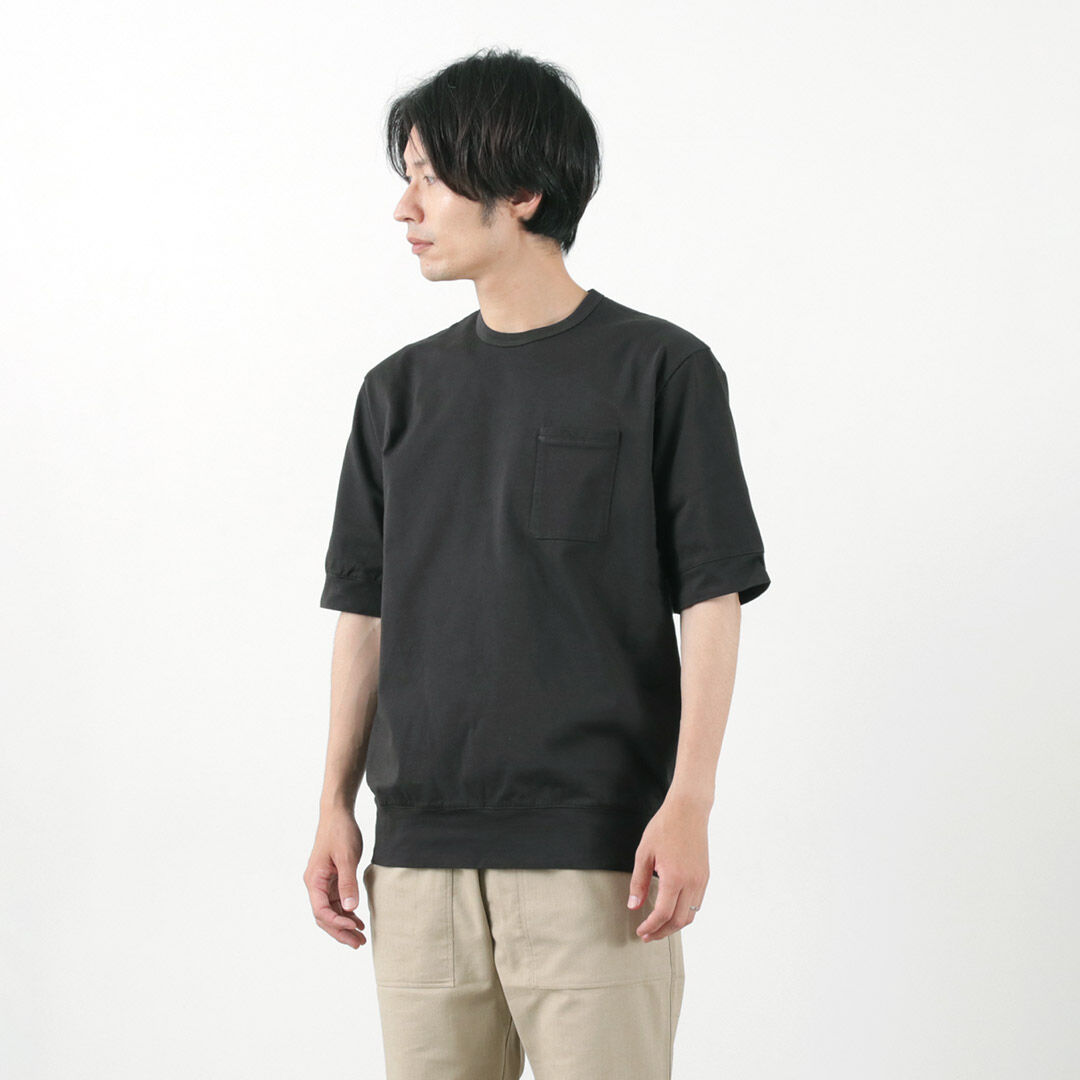 RE MADE IN TOKYO JAPAN Hard Fabric Wide Pocket T-Shirt
