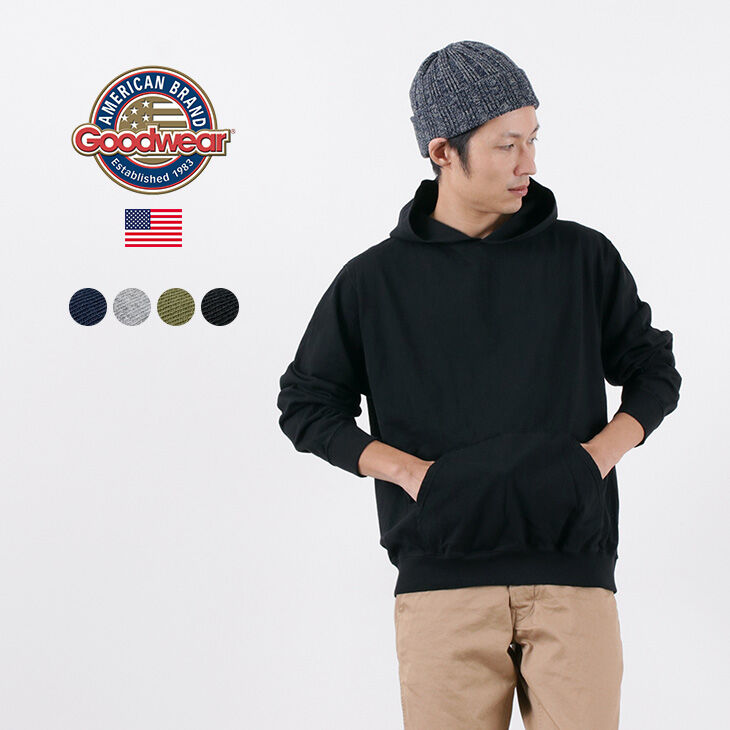 GOODWEAR Pullover hooded t-shirt long sleeve