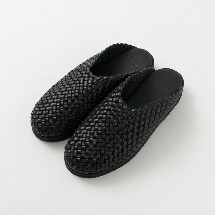 Woven Leather Crog Sandals