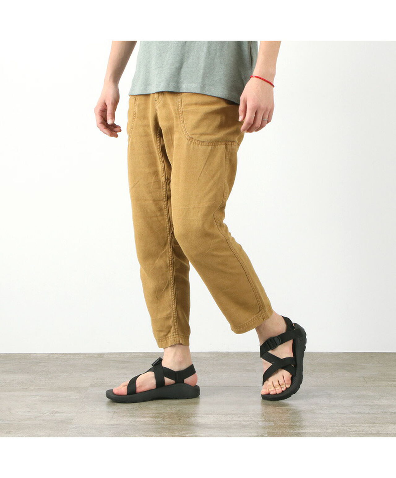 SHEIN Essnce High-Rise Vented Ankle Cut Pants