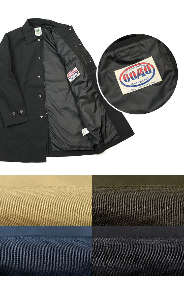 SIERRA DESIGNS Tacoma Coat 60/40 Cloth Stencil Collar Coat