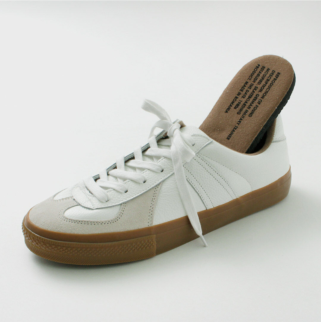 German military trainers Shrink leather Sneaker