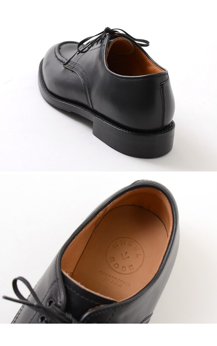 15078 Heavy Stitching Moc Toe Leather Shoes